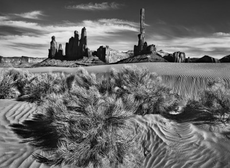 Monument Valley Navajo Tribal Park, Utah and Arizona, USA, 2010, gelatin silver print, 61 x 88.9 cm (24 x 35 inches)