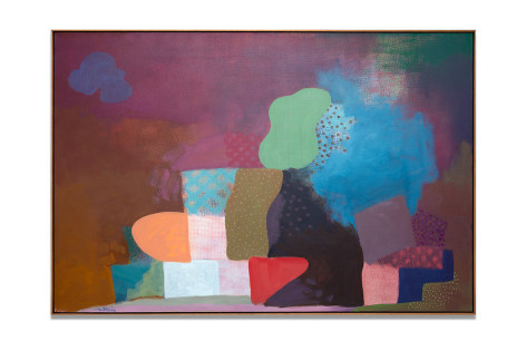 Untitled, 1993, acrylic on canvas, 41 x 61 inches/104 x 155 cm