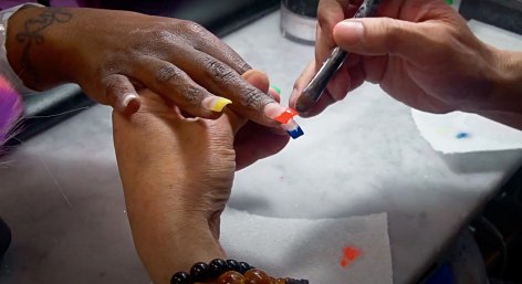 Le Hien Minh, Nail Women, 2023, single-channel high-definition video, color, and sound