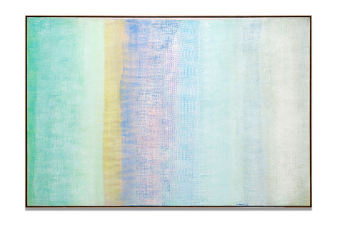 Robert Natkin, Bath Apollo (Series), 1977, acrylic on linen, 122 x 183 cm (48 x 72 inches)