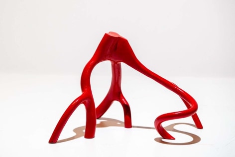 Untitled, painted steel, 10 x 15 x 12 inches/25.4 x 38.1 x 30.5 cm