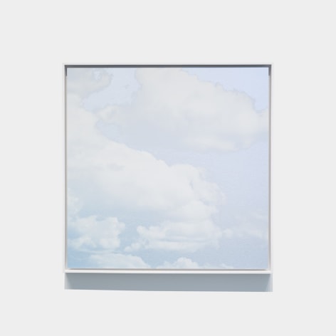 Miya Ando, Unkai (A Sea Of Clouds) September 28 2023 3:42:19 PM NYC, 2023, ink on aluminum composite, 95.3 x 95.3 cm (37.5 x 37.5 inches)