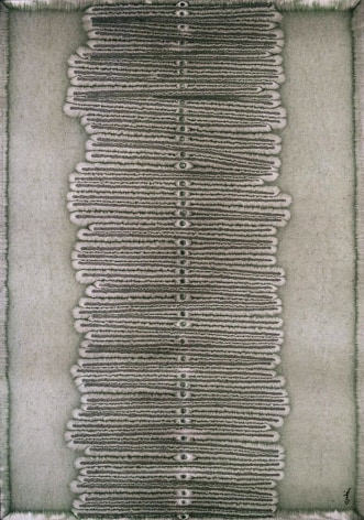 Sohan Qadri, Lai II, 2004, ink and dye on paper, 99 x 69 cm (39 x 27 inches)