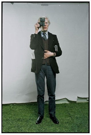 Annie Leibovitz, Andy Warhol, New York City, 1976, archival pigment print, 40 x 60 inches