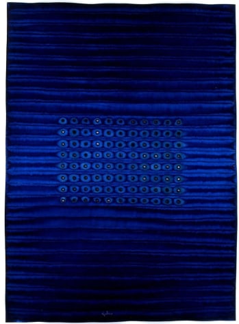 Sohan Qadri So&#039;ham II, 2007  Ink and dye on paper  55 x 39&quot;