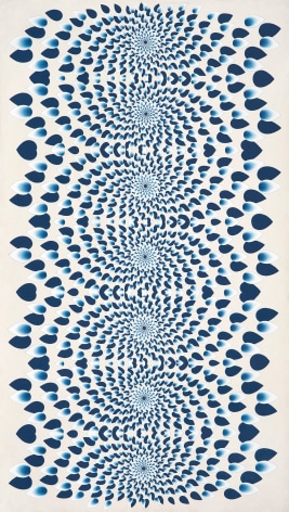 Olivia Fraser, Kundalini, 2021–2022, pigment and Arabic gum on handmade paper, 117 x 66 cm (46 x 26 inches)