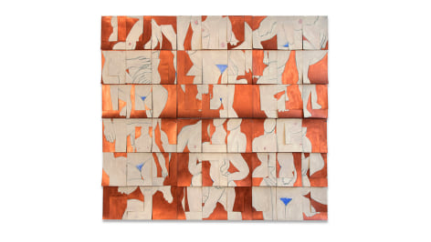 Susan Weil, Copper, 1999, acrylic, charcoal and watercolor on paper, 153.7 x 168.3 cm (60.5 x 66.3 inches)
