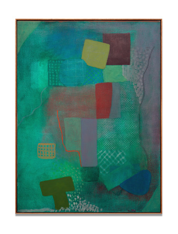 Robert Natkin, In the Green, 1998, acrylic on canvas, 114.3 x 89 cm (45 x 35 inches)