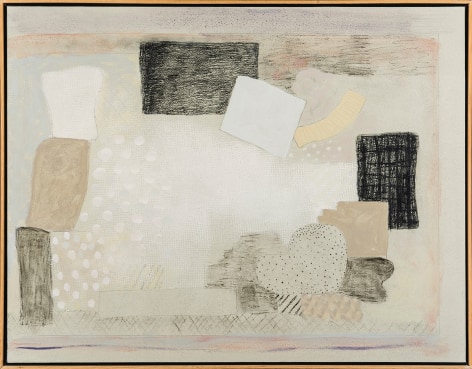 Robert Natkin, Untitled, 1997, acrylic and graphite on paper mounted on canvas, 68.6 x 88.9 cm (27 x 35 inches) Photo courtesy Hirschl and Adler Modern, New York &copy; Eric W. Baumgartner