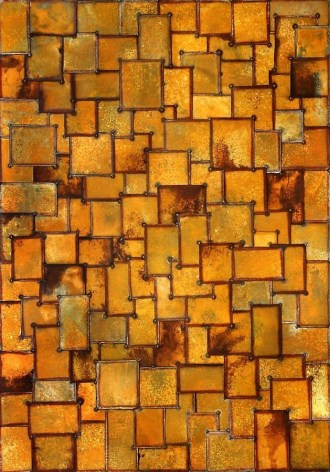 Nathan Slate Joseph	Sun See Moon	2007	Pigment on galvanized steel	84 x 60 x 2"