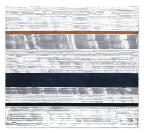 Ricardo Mazal, SP Text 3, 2019, oil on linen, 195.6 x 213.4 cm (77 x 84 inches)