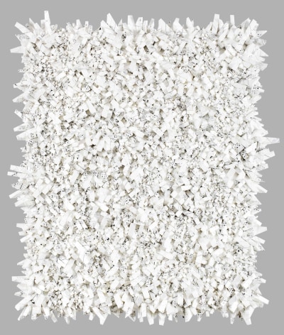 Chun Kwang Young, Aggregation 15 - MY028, 2015, mixed media with Korean mulberry paper, 188 x 161 cm (74 x 63.4 inches)