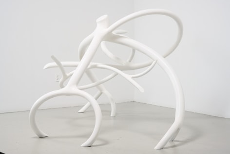 Steve Tobin, Steelroots, 2025, painted steel, 51"H x 88"W x 70"D/129.5 x 223.5 x 177.8 cm