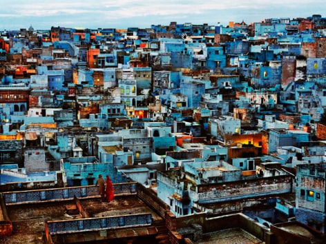Blue City, India, 2010, c-type print on Fuji Crystal Archive paper, 30 x 40 inches/76.2 x 101.6 cm