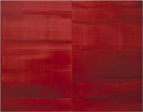Guadalajara Red, 2016, oil on linen,&nbsp;55 x 70 inches/139.7 x 177.8 cm