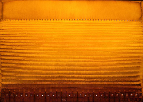 Sohan Qadri, Anshula, 2006, ink and dye on paper, 152.4 x 114.3 cm (60 x 45 inches)