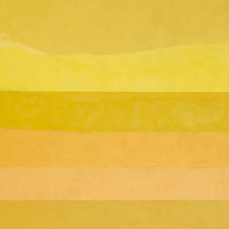 6 Brands of Naples Yellow, 2011, oil on linen, 72 x 72 inches