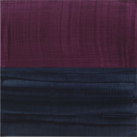 Violet and Payns Grey, 2016, oil on linen, 36 x 36 inches/91.4 x 91.4 cm