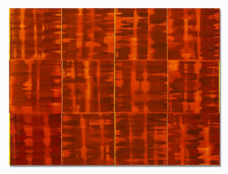 Ricardo Mazal, Octubre 19.11, 2011, oil on linen, 78 x 150 inches