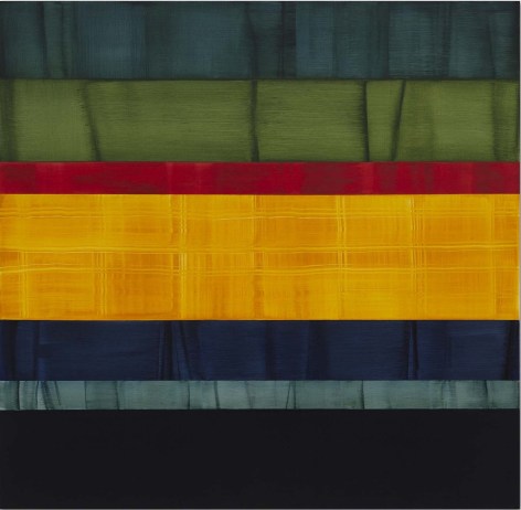 Compositions in Greens 10, 2014, oil on linen, 71&nbsp;x 73 inches/180.3 x 185.4&nbsp;cm