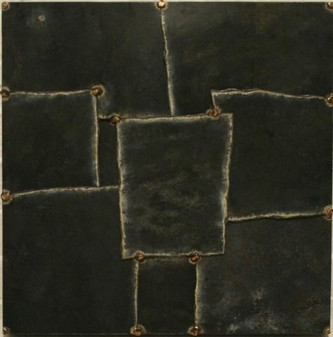 Spice Market Suite, 2009, Pure pigment on steel, 17 x 17"