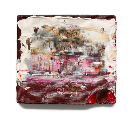 Jane Lee, Paara Gate #7 (Gone Beyond #7), 2023, mixed acrylic media, 45 x 52 x 8 cm (17.7 x 20.5 x 3.1 inches)