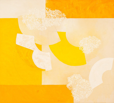 Denise Green, Into Stillness, 2014, acrylic and pencil on canvas, 118.1 x 130.8 cm (46.5 x 51.5 inches)