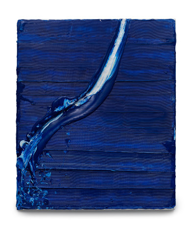 Jane Lee, Where Is Painting #9, 2022, acrylic paint and mixed media on fibreglass, 180 x 150 x 8 cm (71 x 59 x 3.1 inches)