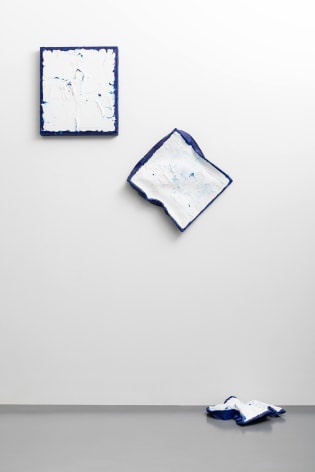 Jane Lee, Painting is - 3 Phases, 2022, acrylic paint and mixed media on wood and canvas