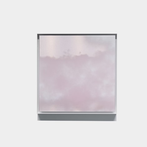 Miya Ando, Kumo 2.2.4, 2023, ink on aluminum composite, 64.8 x 64.8 cm (25.5 x 25.5 inches)