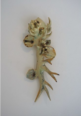 Soe Yu Nwe, Sandha Mukhi Ogress Breast, 2024, glazed stoneware, cone 9, 19.7 x 7.9 x 3.9 inches/50 x 20 x 10 cm