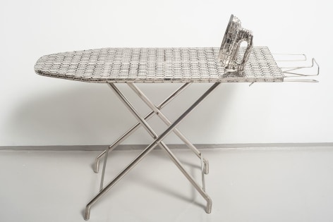 Tayeba Lipi, Together, 2018, stainless steel, 43 x 57 x 14 inches/109.2 x 144.8 x 35.6 cm