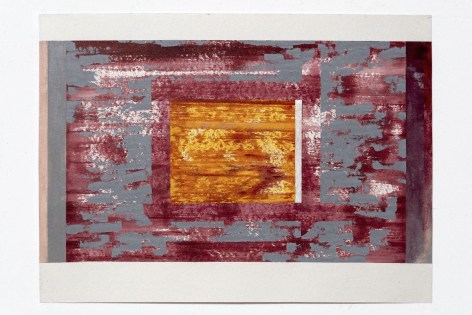 SK #5, 2018, oil and acrylic on fiberglass paper, 22 x 30 inches/55.9 x 76.2 cm