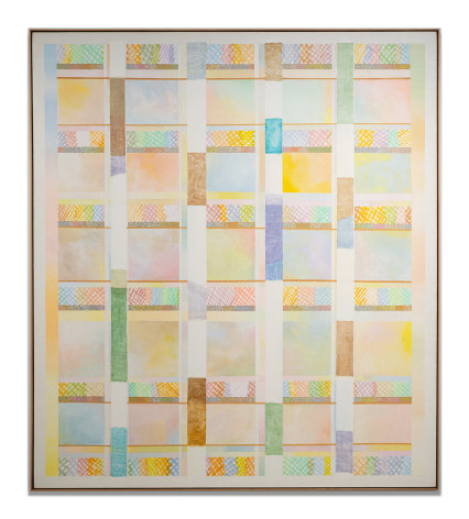 Robert Natkin, Josh, 1970, acrylic on canvas, 87 x 77 inches/221 x 195.6 cm