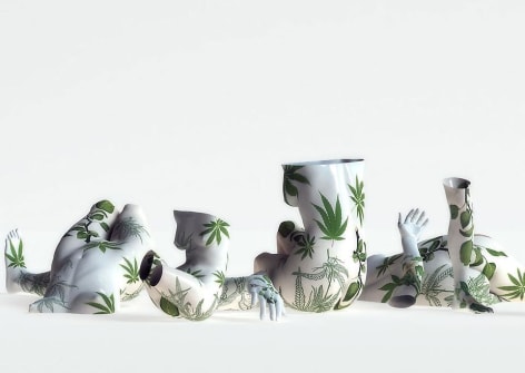 Kim Joon, Fragile-Holy Plants, 2010, digital print, 47 x 66 inches