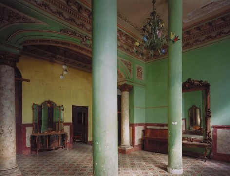 Villa Isabel, formerly the house of the Paragga family, Calzada de Diez de Octubre, Vibora, Cuba, 1997, archival inkjet print, 40 x 50 inches