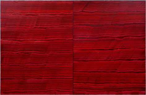 4 Los Angeles - Violet Red, 2016,&nbsp;oil on linen,&nbsp;83 x 128 inches/210.8 x 325.1 cm