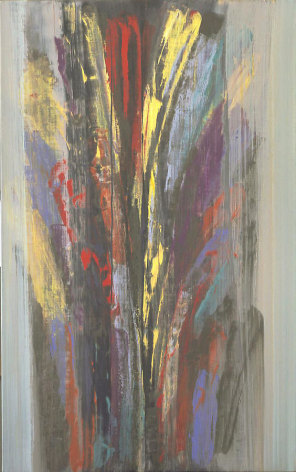 Vittorio Matino,  Black Enamel , 2007, Acrylic on linen, 41 x 25.75"