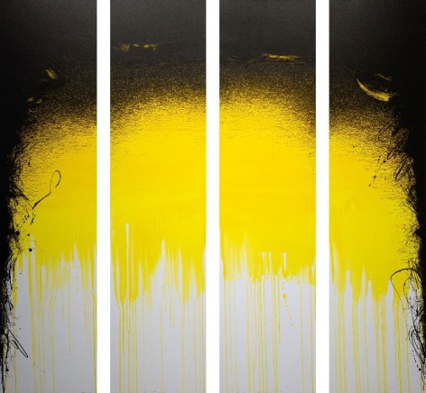 Golnaz Fathi, Untitled, 2013, acrylic, pen and varnish on canvas, 70.9 x 70.75 inches/180.1 x 179.8 cm