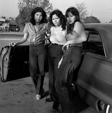 Rivera Bad Girls, (El Hoyo Maravilla Gang), East Los Angeles, 1983, Archival Pigment Print