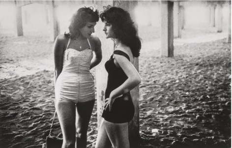 Girls, Coney Island, NY, 1959, Silver Gelatin Photograph