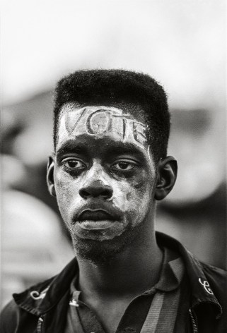 &quot;Vote,&quot; Selma March, 1965, Silver Gelatin Photograph