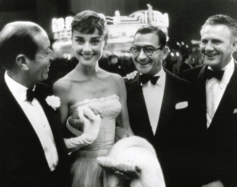 Audrey Hepburn, Cole Porter, Irving Berlin, and Don Hartman, Los Angeles, 1950&#039;s, Silver Gelatin Photograph