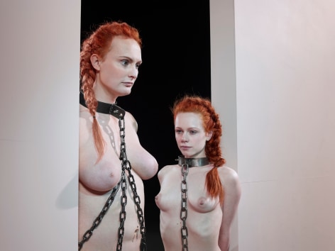 Chloe and Ella, Slaves, 2016, C-Print