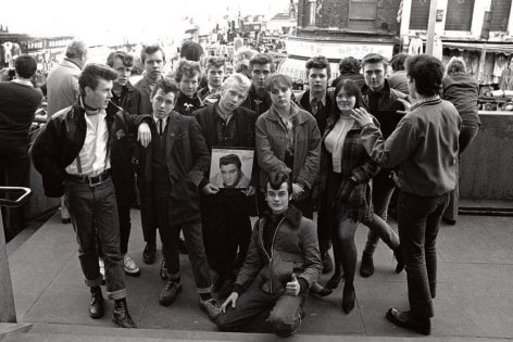 Teddy Boys the day when Elvis died, London, 1977, Archival Pigment Print