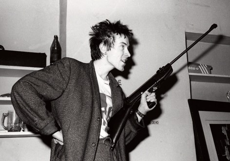 John Lydon at home, London, 1979, Archival Pigment Print
