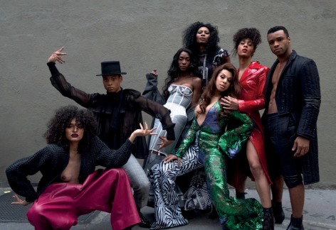 Cast of &#039;Pose&#039;, LGBTQ drag ball culture TV series, New York City, 2019, Archival Pigment Print