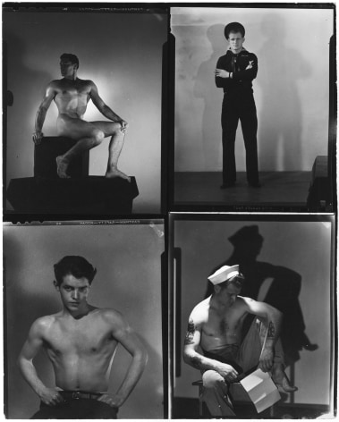 George Platt Lynes, (Contact Sheet of Sailors), n.d.