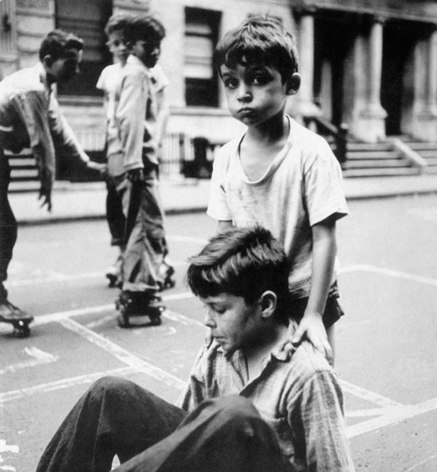 Boys on 93rd Street,&nbsp;New York, 1949, Silver Gelatin Photograph