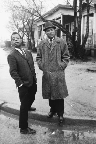 James Baldwin with James Meredith, Mississippi, 1963, Silver Gelatin Photograph